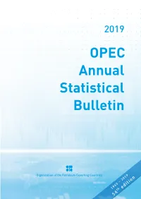 OPEC Annual Statistical Bulletin 2019 1 Contents