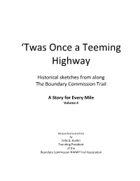 'Twas Once a Teeming Highway