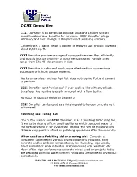 CCSI Densifier