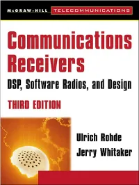 Chapter 2 Radio Receiver Characteristics