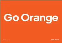 Go Orange Trade Manual 2019-2020