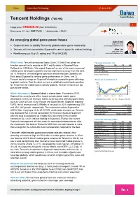 Tencent Holdings (700 HK)