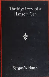 The Mystery of a Hansom Cab