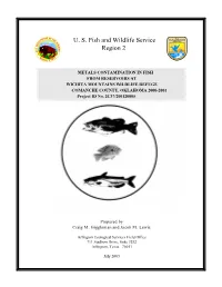 U. S. Fish and Wildlife Service Region 2