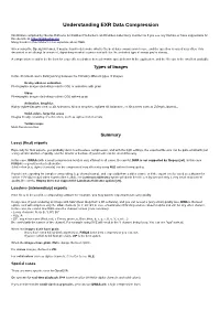 Understanding EXR Data Compression
