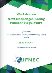Workshop on New Challenges Facing Nuclear Regulators