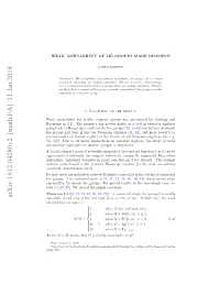 Arxiv:1612.04280V2 [Math.FA] 11 Jan 2018 Oal Opc Group Compact Important Locally a Is Groups, Discrete for Especially Amenability, SB878)
