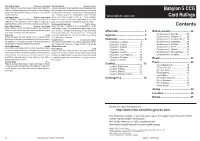 B5 CCG Rulings Booklet A4 (Odd)