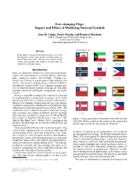 Ever-Changing Flags: Impact and Ethics of Modifying National Symbols