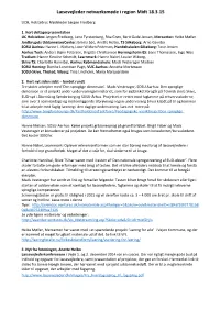 Læsevejleder Netværksmøde I Region Midt 18.3.15