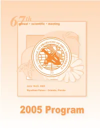Meeting Program