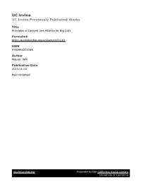 Principles of Descent and Alliance for Big Data