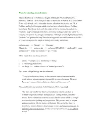 What Scientists Say About Evolution the Modern Theory of Evolution Is
