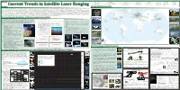 Current Trends in Satellite Laser Ranging