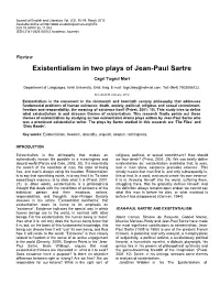 Existentialism in Two Plays of Jean-Paul Sartre