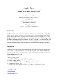 Number Theory