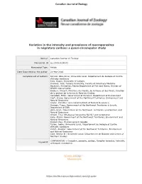 Variation in the Intensity and Prevalence of Macroparasites in Migratory Caribou: a Quasi-Circumpolar Study