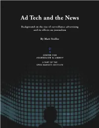 Ad Tech and the News
