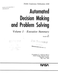 Andproblemsolving Volume I- Executive Summary by Ewald Heer