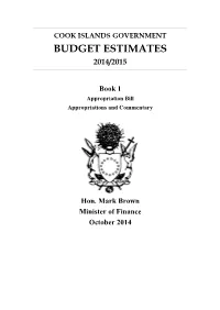 Appropriation Bill Appropriations and Commentary