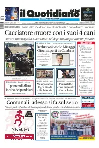 Cacciatore Muore Con I Suoi 4 Cani