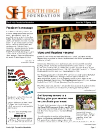 Spring 2019 Newsletter
