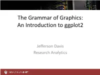 The Grammar of Graphics: an Introduction to Ggplot2