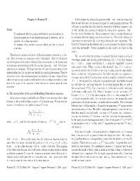 Chapter 5: Fractals II Goals: • to Understand Why the Scaling