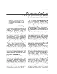 Darwinian Archaeologies R