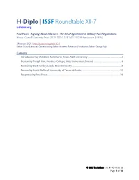 H-Diplo/ISSF Roundtable XII-7