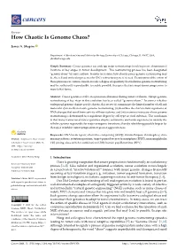 How Chaotic Is Genome Chaos?