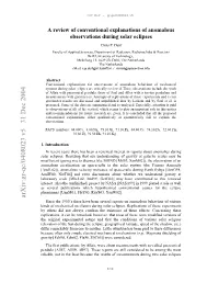 Hypothesis Explain the Saxl-Allen and Allais Effect