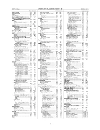 INDEX to CLASSIFICATION - D Debris Control Class Subclass Class Subclass Class Subclass D D T, in Drug