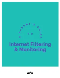 Internet Filtering & Monitoring