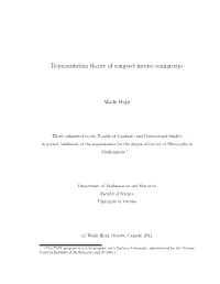 Representation Theory of Compact Inverse Semigroups