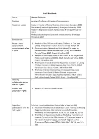 Staff Handbook Name Nanang Febrianto Position Assistant