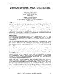Teaching Scientific Literacy Through a Science Technology and Society Course: Prospective Elementary Science Teachers’ Case