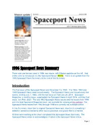 1996 Spaceport News Summary Final