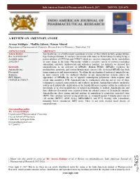A Review on Amentoflavone