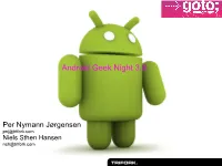 Android Geeknight Presentation 2011-03