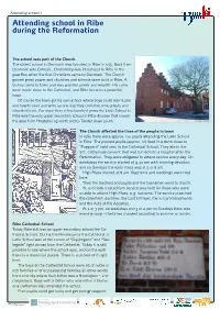 Attending School in Ribe During the Reformation