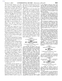 CONGRESSIONAL RECORD— Extensions Of