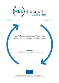 Iran's Discourses and Practices in the Mediterranean Since 2001