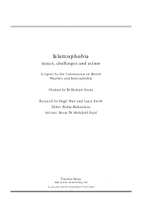 Islamophobia Issues, Challenges and Action