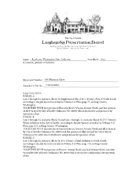 Lartdrrt R Preservatiortboard