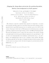 Mapping the Charge-Dyon System Into the Position-Dependent Effective