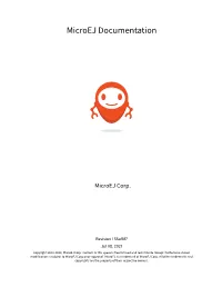 Microej Documentation