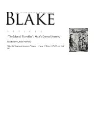 The Mental Traveller”: Man’S Eternal Journey