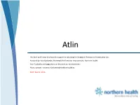 This Brief Profile Was Developed to Support the Planning for Integrated