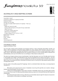 Australia's Fungi Mapping Scheme